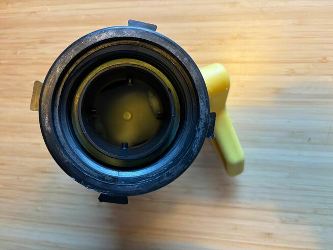 Zawór do zbiornika IBC / mauzera 2– nowy – przymierzany