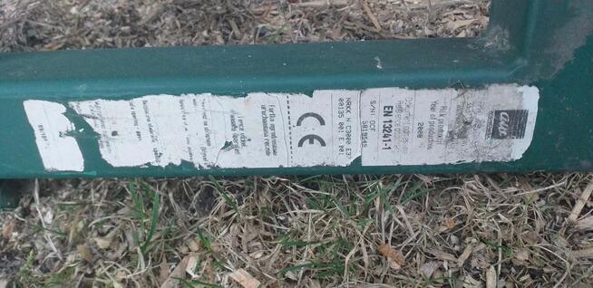 furtka ogrodzeniowa bramka 13241-1 wiśniowski 120x74,5