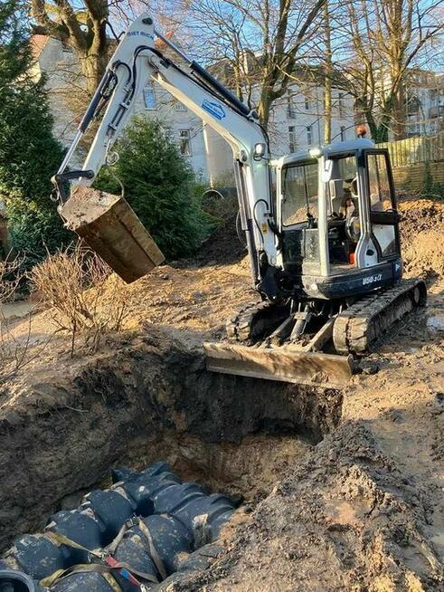 Wynajem minikoparki koparko ładowarka minikoparka koparka