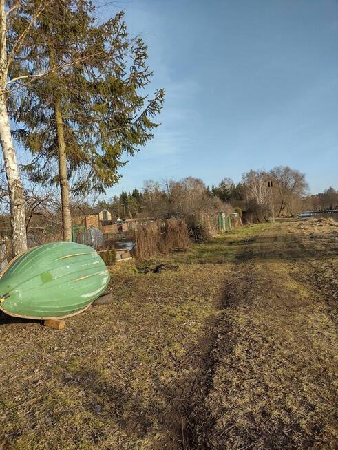 Działka rod przy kanale Bystrym