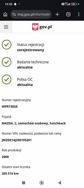 Mazda 2 1.3 208tys/km 08r klima grzane fotele OC i badanie d