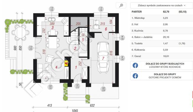 Dom Dąbrówka gm. Rzezawa