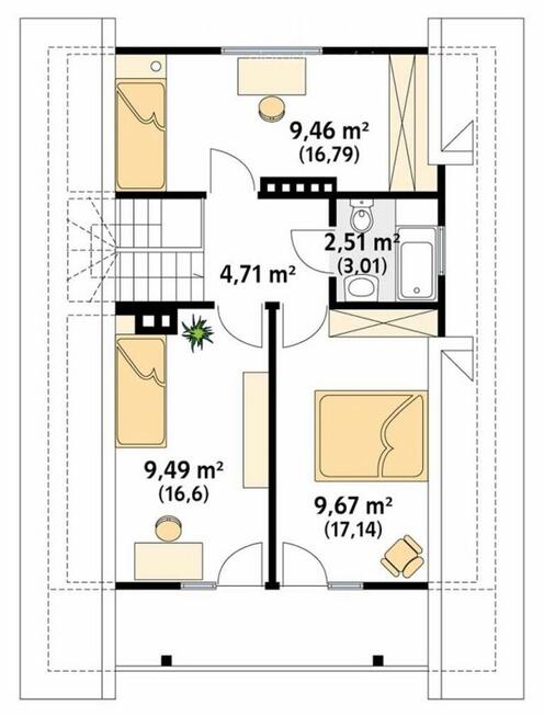Nowoczesny dom jednorodzinny do wykończenia