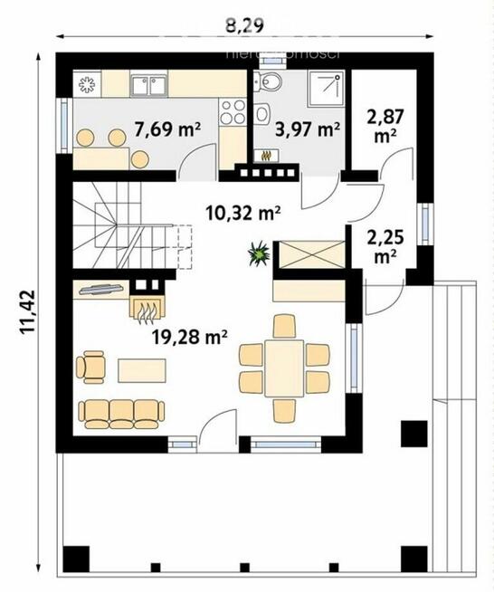 Nowoczesny dom jednorodzinny do wykończenia
