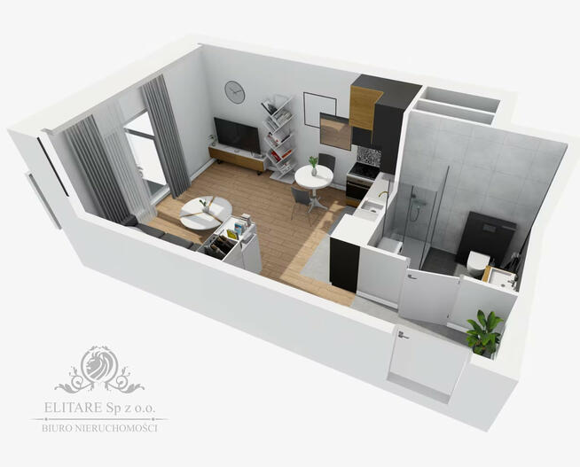 Mieszkanie 25,61m2 + balkon,1 pok. obok, nowe/ Dworca Główengo