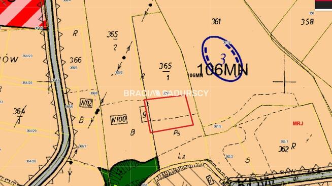 Działka budowlana Grajów gm. Wieliczka