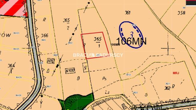 Działka budowlana Grajów gm. Wieliczka