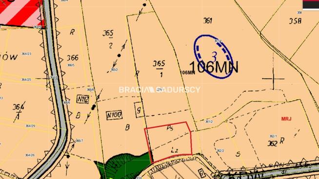 Działka budowlana Grajów gm. Wieliczka