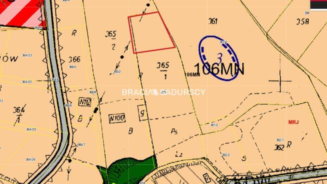 Działka budowlana Grajów gm. Wieliczka