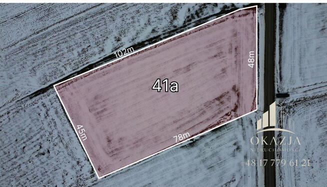 Działka inwestycyjna Niechobrz gm. Boguchwała,