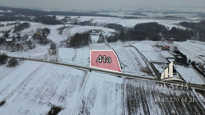 Działka inwestycyjna Niechobrz gm. Boguchwała,