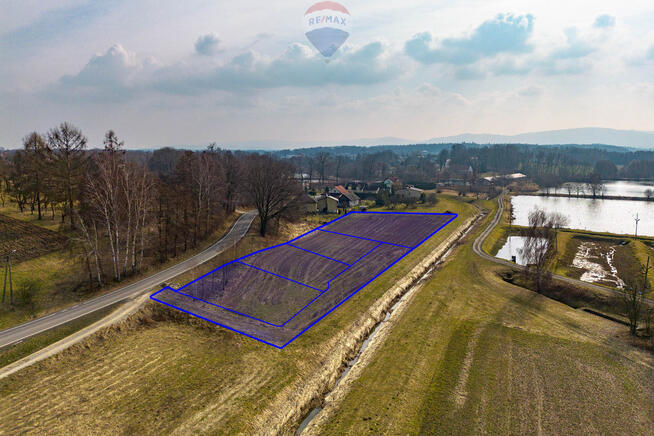 Działka budowlana 918 m² – Malec k. Kęt