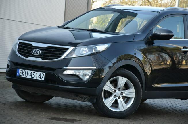 Kia Sportage Czarna Zarejestrowana 1.6GDI 135KM Serwis Navi Kamera Parktronik Alu