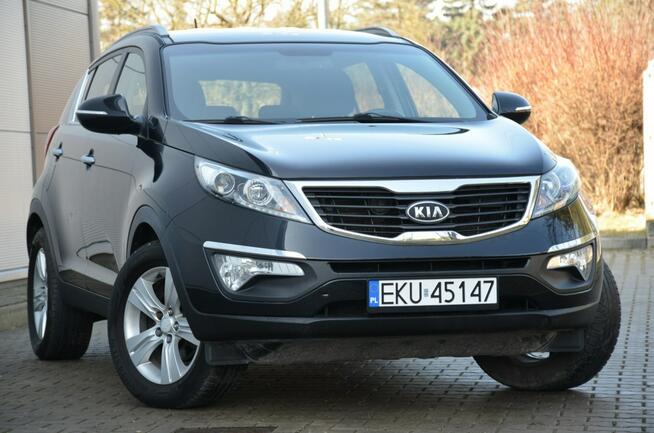 Kia Sportage Czarna Zarejestrowana 1.6GDI 135KM Serwis Navi Kamera Parktronik Alu