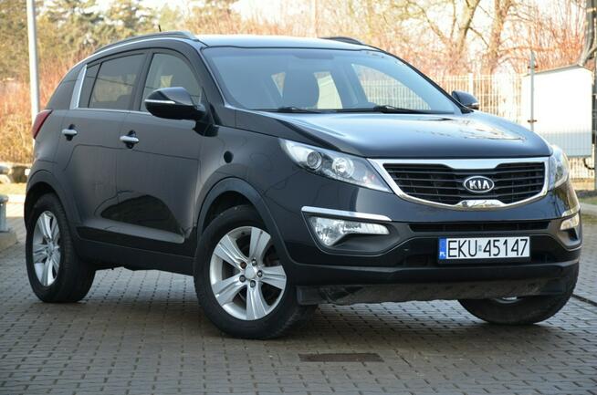 Kia Sportage Czarna Zarejestrowana 1.6GDI 135KM Serwis Navi Kamera Parktronik Alu