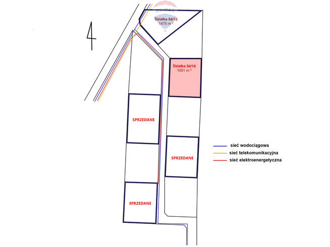Działka 1501m2 Kłudno Nowe gm. Grodzisk Mazowiecki