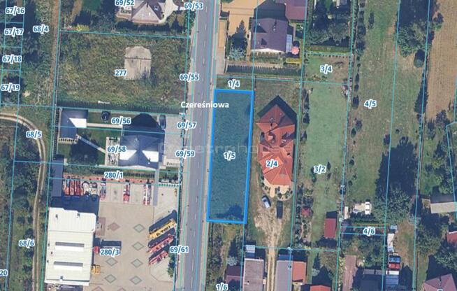 Ciekawa działka przy Czereśniowej w Radomiu