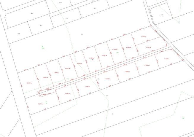 Działka budowlana Zosin gm. Łomża, Chabrowa