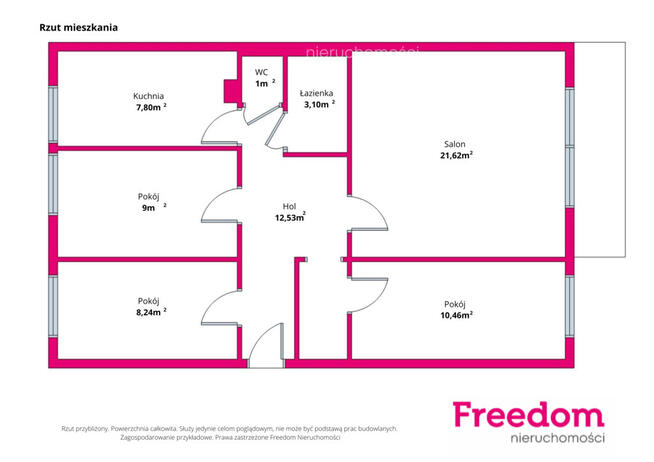 4 Pokoje dla rodziny - Bez wkładu własnego