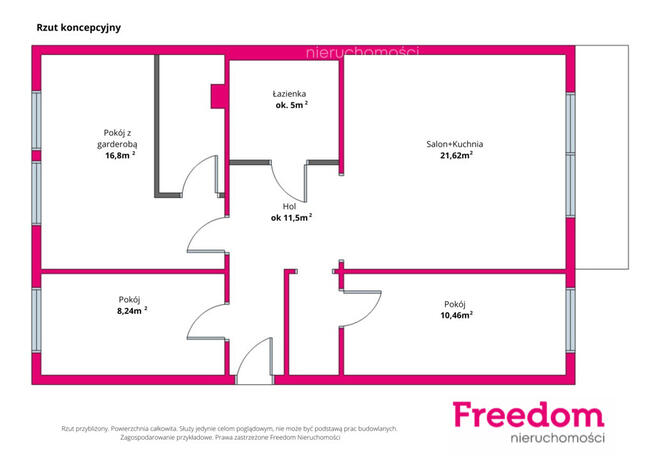4 Pokoje dla rodziny - Bez wkładu własnego