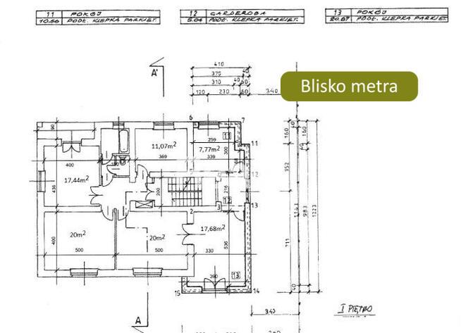 Dom blisko st. metra Wilanowska