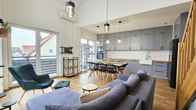 Apartament z antresolą | taras + balkon | Przecław