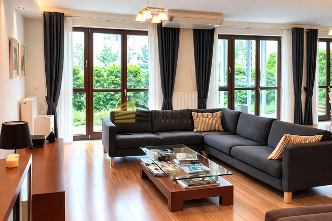 Apartament z ogródkiem 4 sypialnie Wilanów