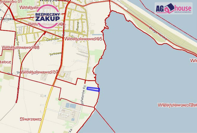 Działka rolna Władysławowo, Bohaterów Kaszubskich