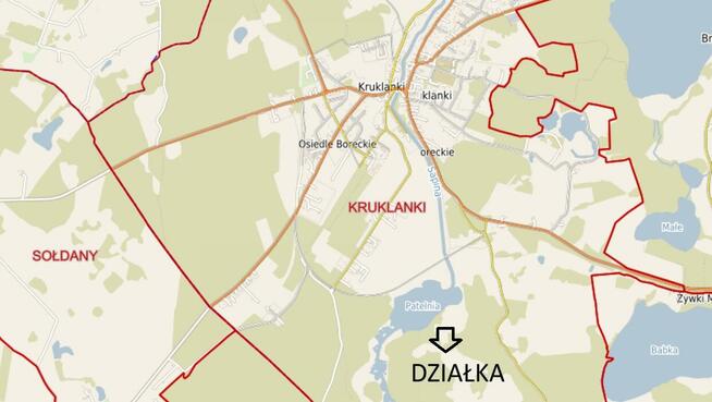 Działka rolna Kruklanki