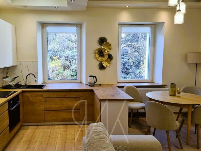 mieszkanie Podgórze blisko PKP widok na zieleń