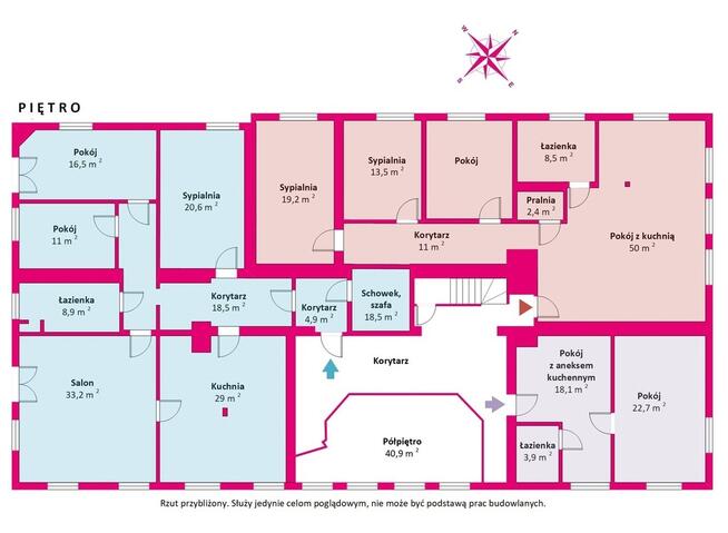 Zespół dworski 750 m² z 11-ha parkiem i stawem