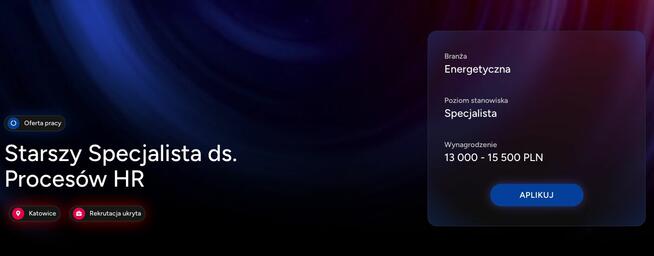 Starszy Specjalista ds. Procesów HR