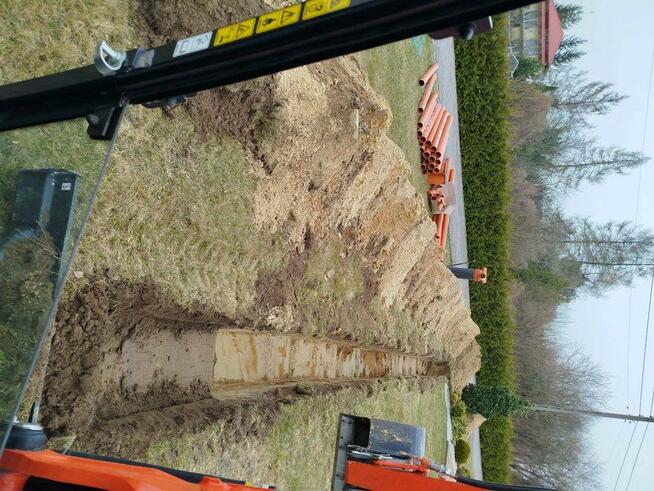 Usługi minikoparką i przyłącza wodno-kanalizacyjne