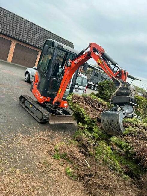 Wynajem minikoparki koparko ładowarka minikoparka koparka