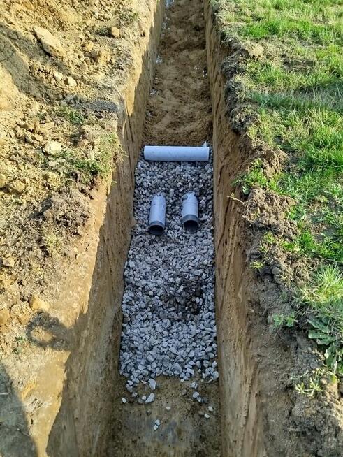 Usługi minikoparką i przyłącza wodno-kanalizacyjne