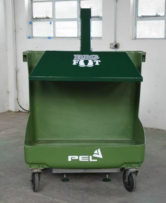 Zgniatarka kompaktor do pojemników na odpady PEL1100BC