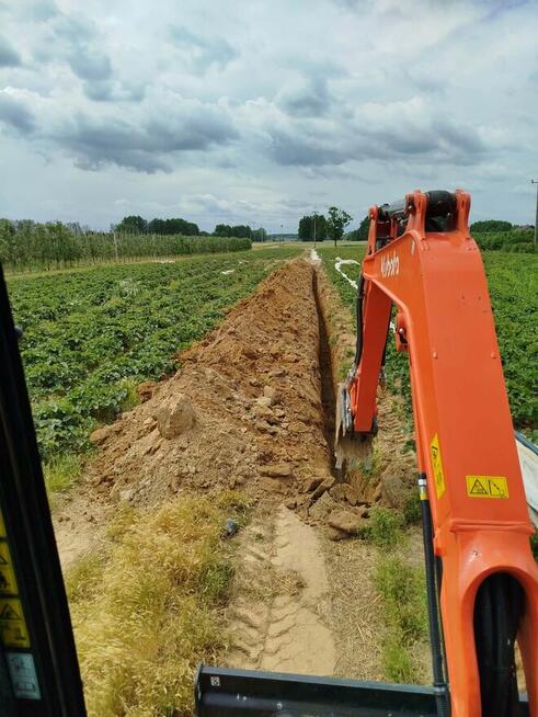 Usługi minikoparką i przyłącza wodno-kanalizacyjne