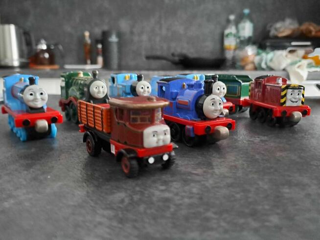 MEGA kolekcja Tomek i Przyjaciele tory, lokomotywy wagoniki