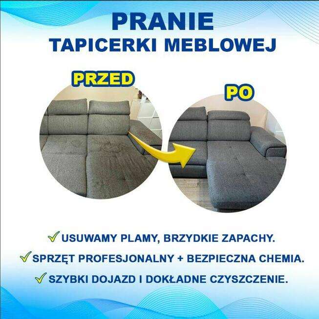 Pranie tapicerki meblowej