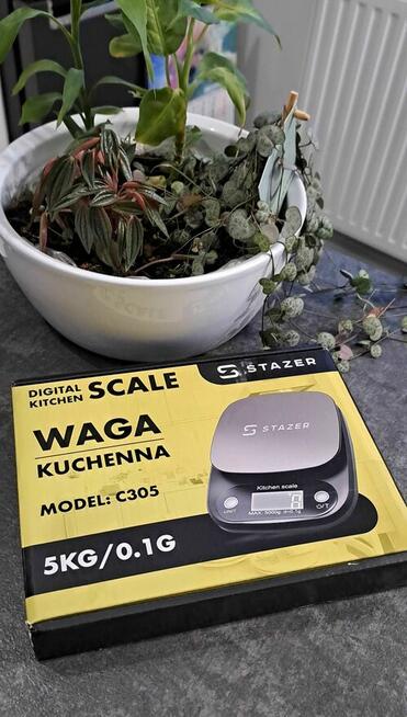Nowa Waga kuchenna elektroniczna + baterie - szybka wysyłka