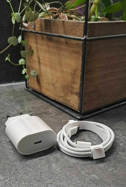 Ładowarka sieciowa szybka 35W USB-C z kabel 1m iPhone 15