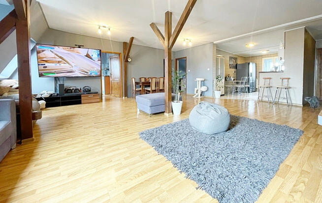 Duże mieszkanie w Kamienicy z loggią