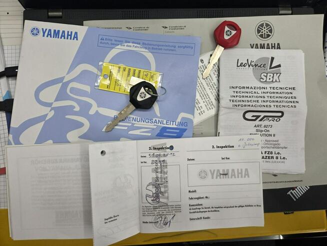 Yamaha FZ 8 N FAZER 2011 KSIĄŻKA ABS Raty Transport Największy Wybór Moto w PL