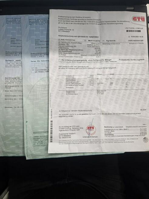 Yamaha FZ 6 S 600 FAZER 2008 ABS Raty Transport NAJWIĘKSZY Wybór Moto KUFER