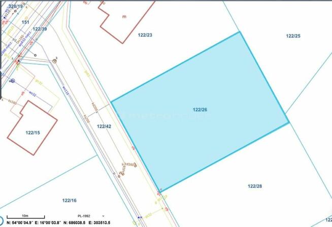 Na sprzedaż działka budowlana Białogard, 1122 m²