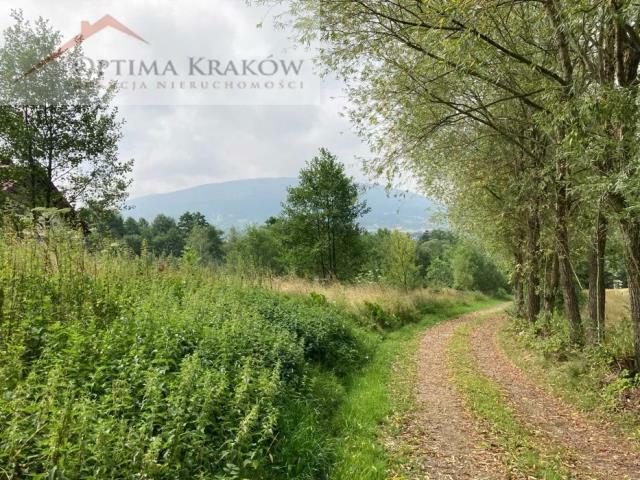 Działka budowlana Zasań gm. Myślenice