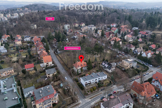 pół domu w cenionej dzielnicy Jeleniej Góry
