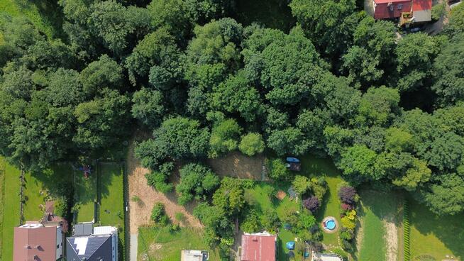 Działka budowlana pod dom przy lesie / 21 arów / Wadowice