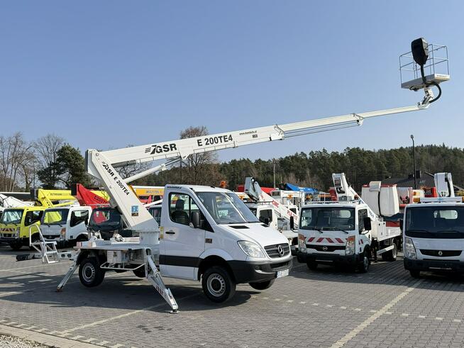 Mercedes Sprinter Zwyżka Podnośnik Koszowy GSR E 200 TE4 UDT Wysokość Podnoszenia 20m Multitel Versa