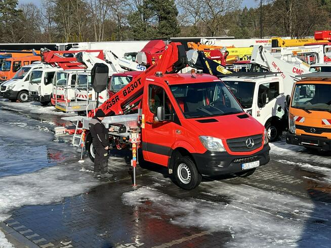 Mercedes Sprinter Podnośnik Koszowy 23m GSR B230T Zwyżka Palfinger Ruthmann Wumag P7